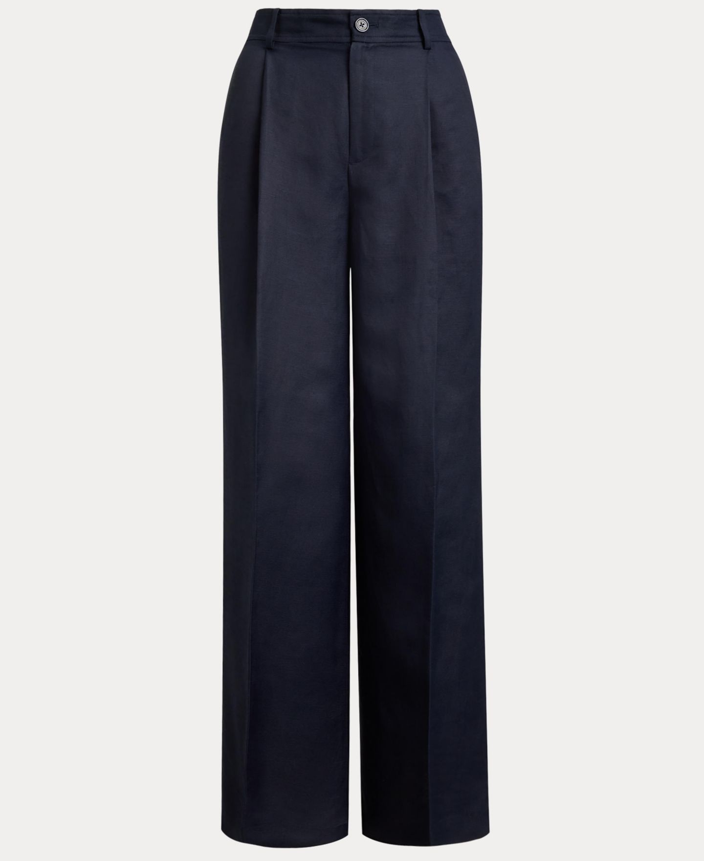 Женские брюки Lauren Ralph Lauren Twill Wide-Leg, цвет: Тёмно-синий — фото 6