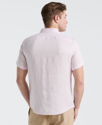 Men's Solid Linen Shirt