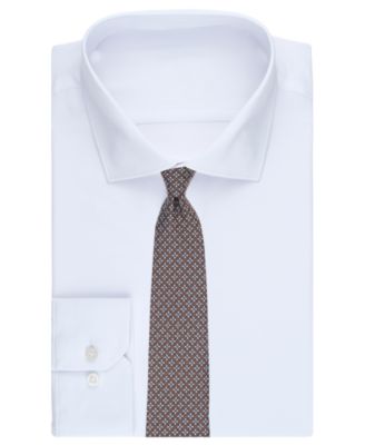 Brooks Brothers Men's Classic Circle Florette Pattern Tie