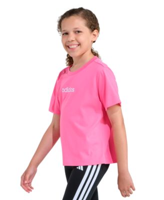 Girls' 8-16 Short-Sleeve Embroidered T-Shirt