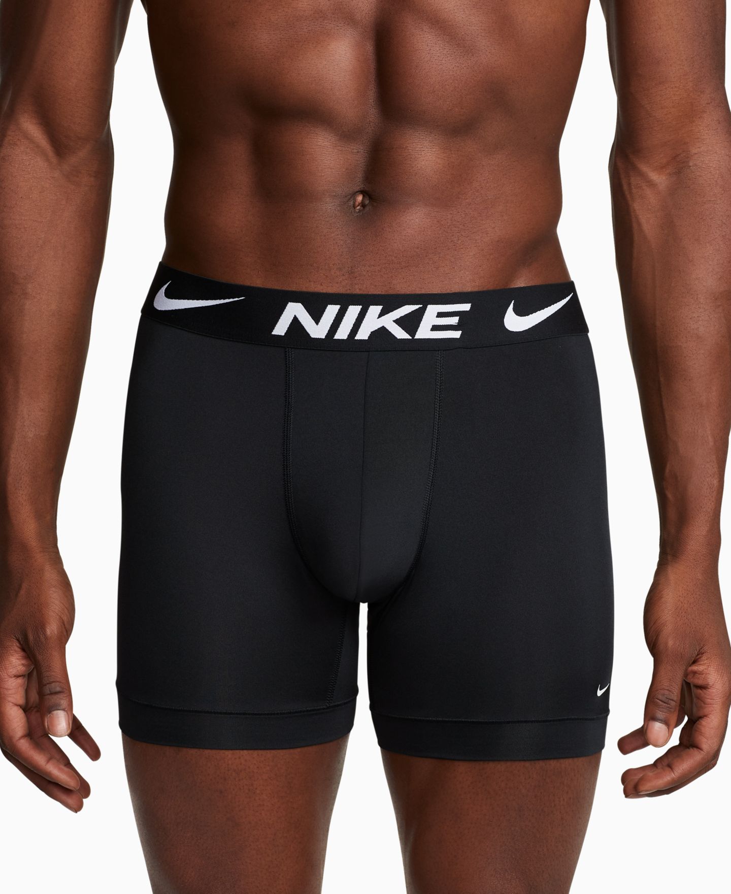 Трусы-боксеры Micro для мужчин, 3 шт. — Nike, цвет: Чёрный — фото 2
