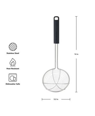 14" Wide-Opening Wire Strainer