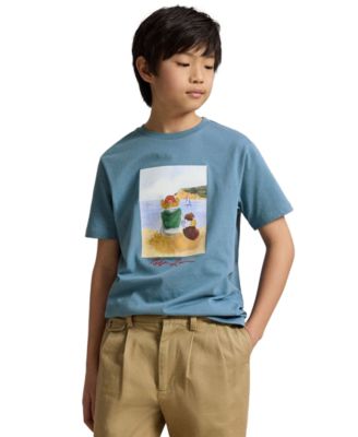 Boys' 8-20 Polo Bear Cotton Jersey Tee