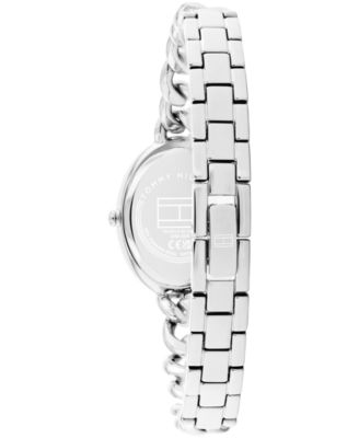 Women's Quartz Silver Tone Stainless Steel Chain Bracelet Watch, 21.5mm
