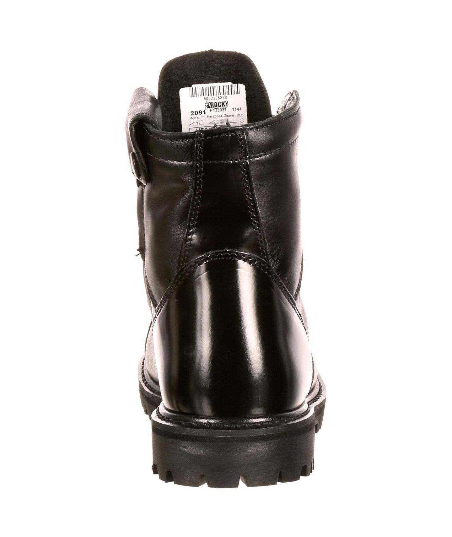 Мужские ботинки ROCKY Side Zipper Jump Boot, цвет: Чёрный — фото 6