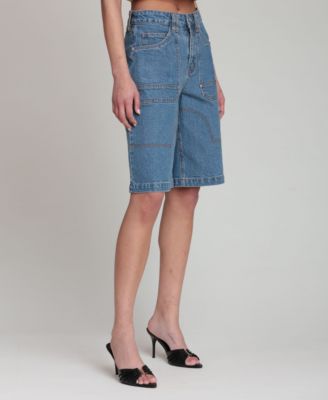 Women's Straight-Leg Denim Shorts
