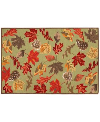 Ravella Falling Leaves 2'x3' Area Rug