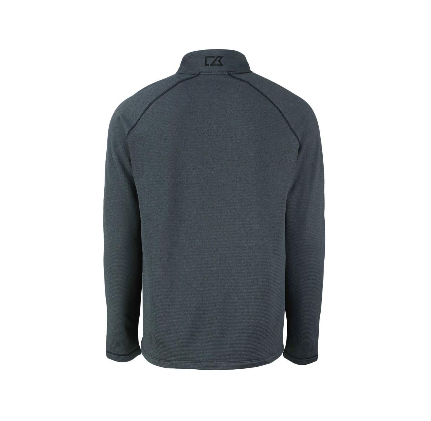 Men's Heather Black Chicago Bears Peshastin Eco Fleece Tri-Blend Raglan Quarter-Zip Jacket