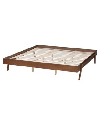 Boxton Studio Sarita 62.6" Wood Mid-Century Design Bed Frame, Queen
