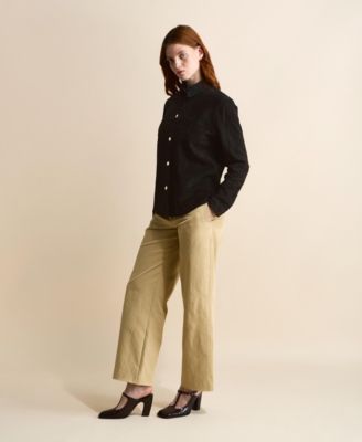 Women's Suede Shirt Jacket