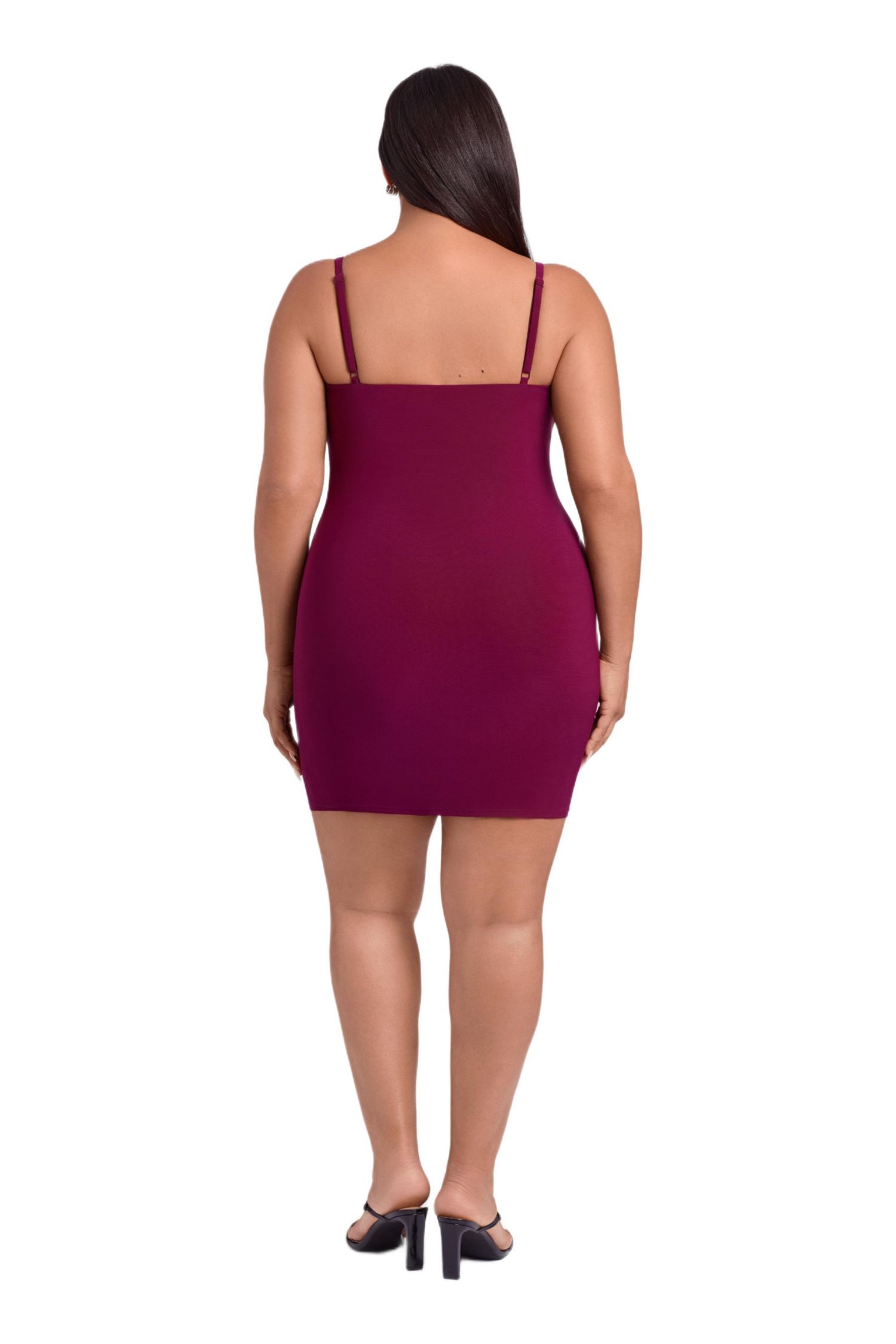 Women's Sculpting Shapewear Scoop Neck Cami Mini Dress