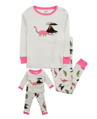 Big Girls 6-14 Matching Doll Snug-Fit Cotton Long Sleeve Pajamas