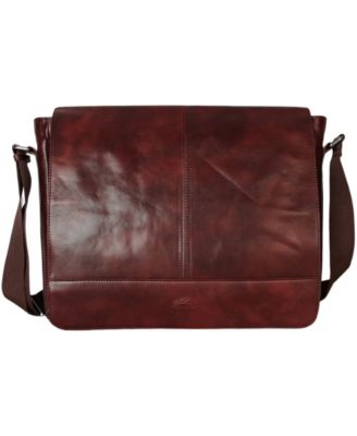 Men's Leather Messenger Bag