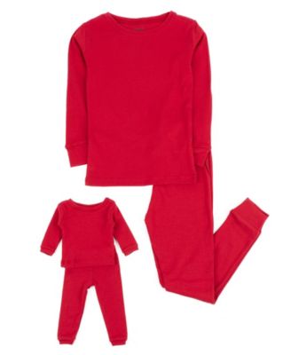 Big Girls 6-14 Matching Doll Snug-Fit Cotton Long Sleeve Pajamas