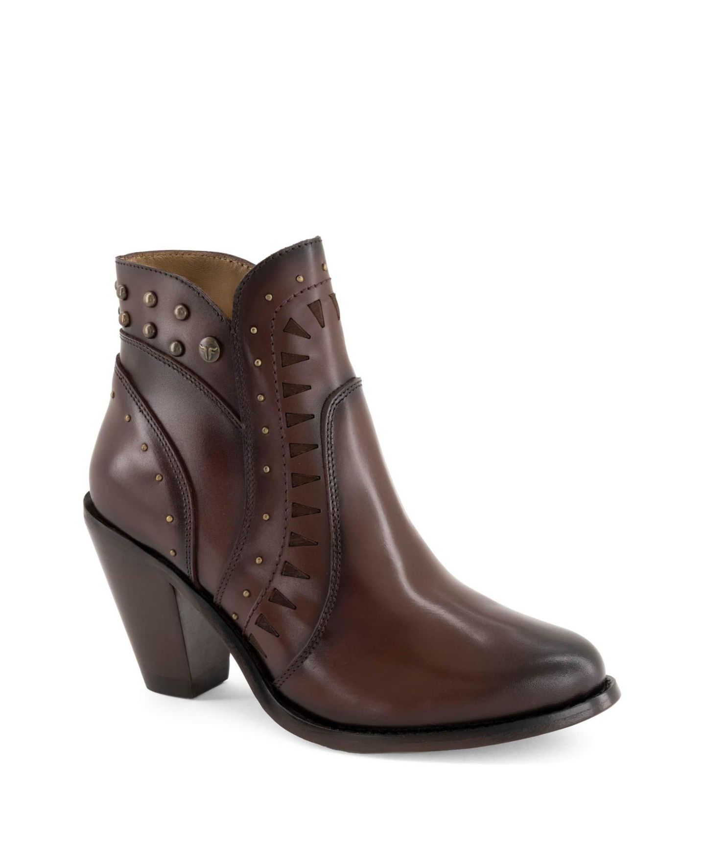 Женские ботинки Forastero Western Fashion Leather Booties, цвет: Тёмный коричневый — фото 1