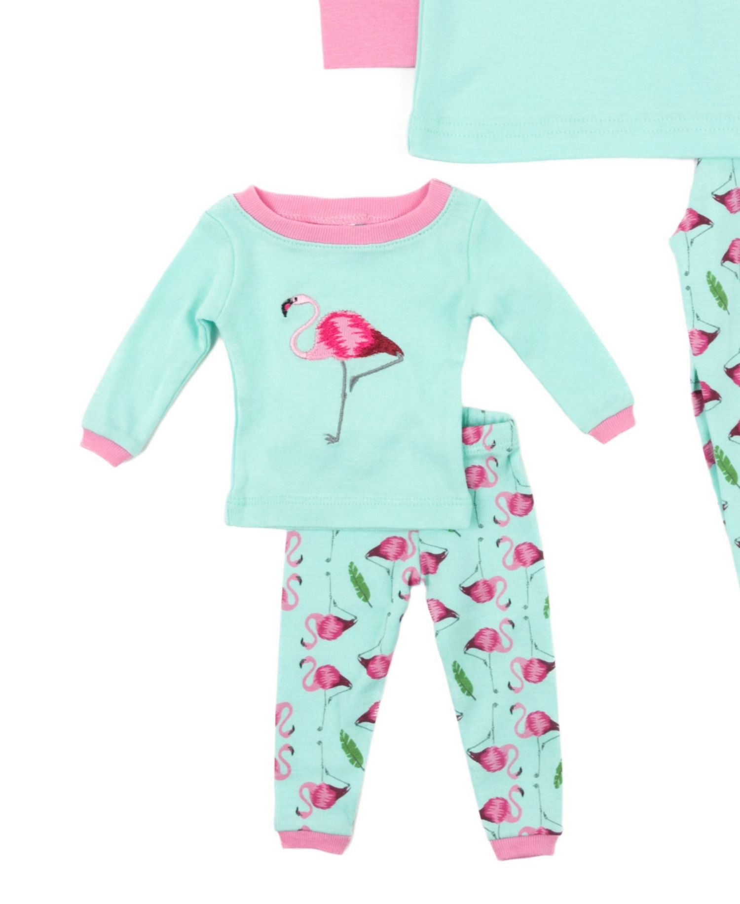 Toddler Girls Matching Doll Snug-Fit Cotton Long Sleeve All-Over Animal Print Pajamas