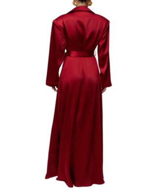 Women's Satin Embrace Maxi Dress