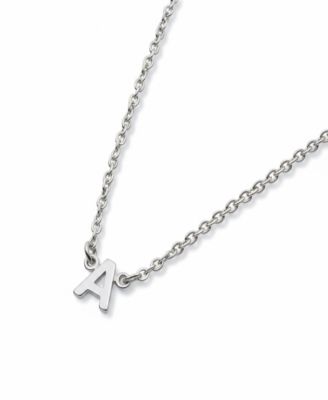Inez Initial Necklace - Sterling Silver 925