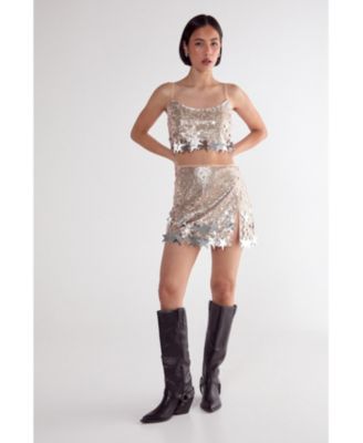 Women's Embellished Star Trim Bralet