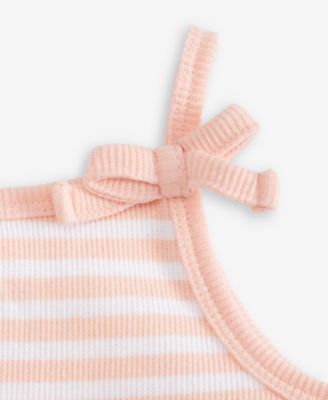 Girls' Toddler 12M-5T Striped Bow Tank Top