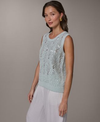 Women's Crew Neck Sweater Vest