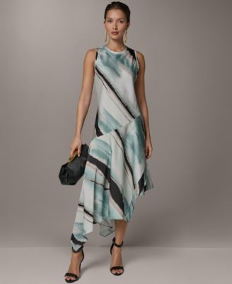 Women's Crew Neck Midi Dress