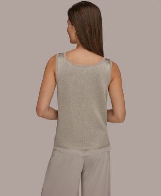 Women's Sequin Scoop Neck Sweater