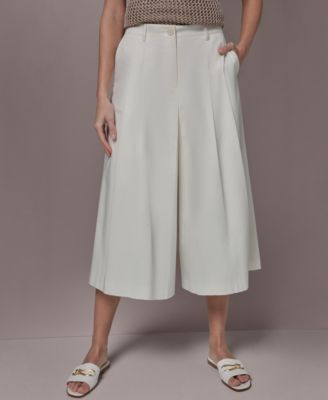 Women's Pleated Wide-Leg Pants