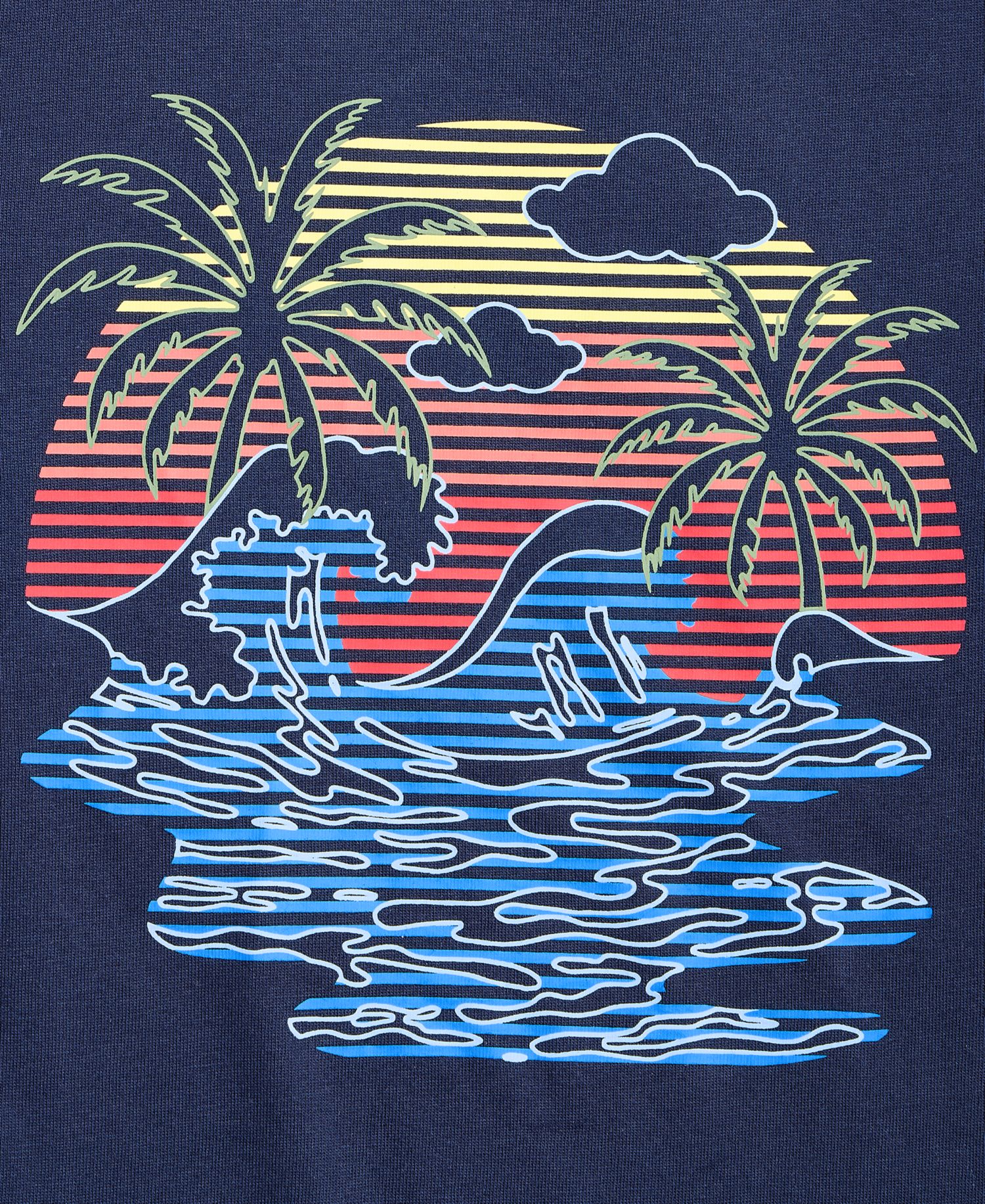 KID BOY XS-XL BEACH TEE