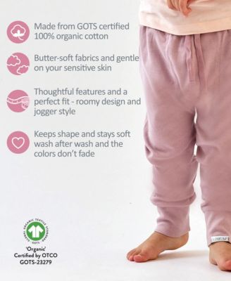 Baby Boys' or Girls' Drawstring Jogger Pants, 4-Pack