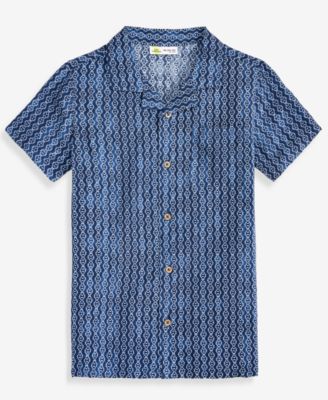 Epic Threads Boys' 5-20 Ikat Button-Down Shirt