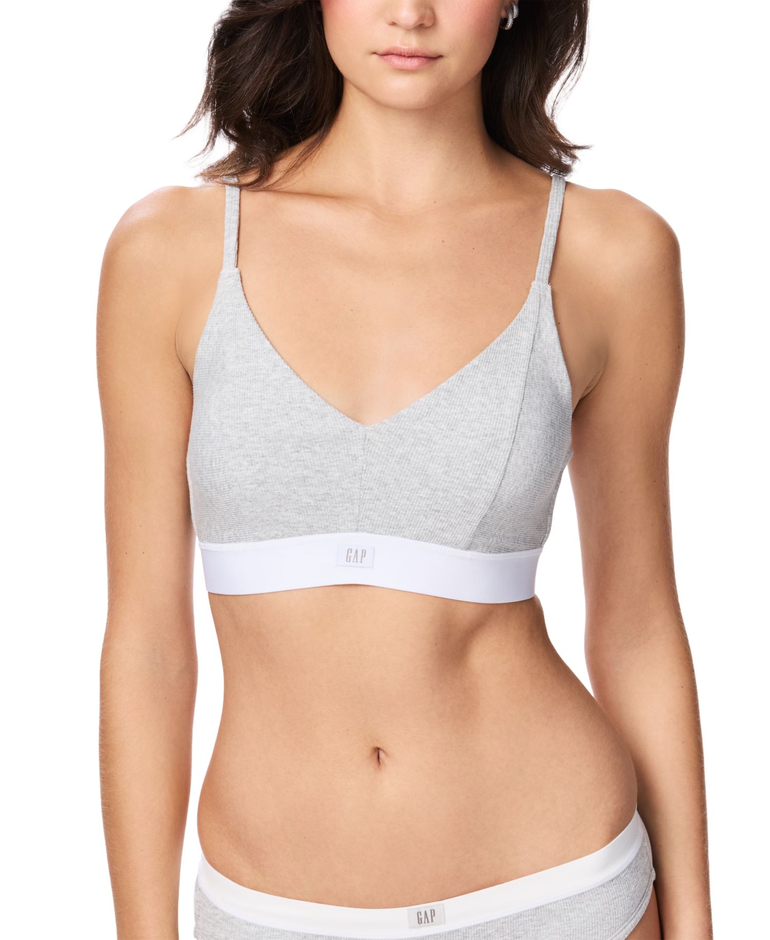 Gapbody Logo Comfort V-Neck Bralette GPW561753