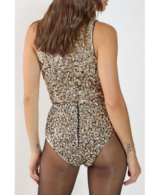 Women's Cluster Hand Embellished Booty Shorts