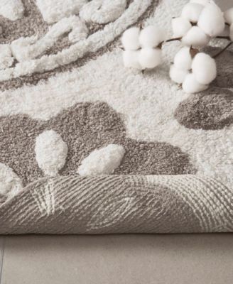 Casablanca Tufted Cotton Bath Rug, 20" x 30"