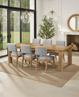 Selby 7-Pc. Dining Set (1 Dining Table + 6 Chairs)