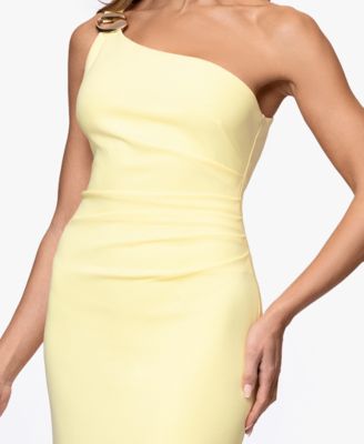 Women's One-Shoulder Sleeveless Gown