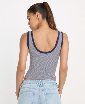 Women's Scoop Neck Tank Top, Regular & Plus Size