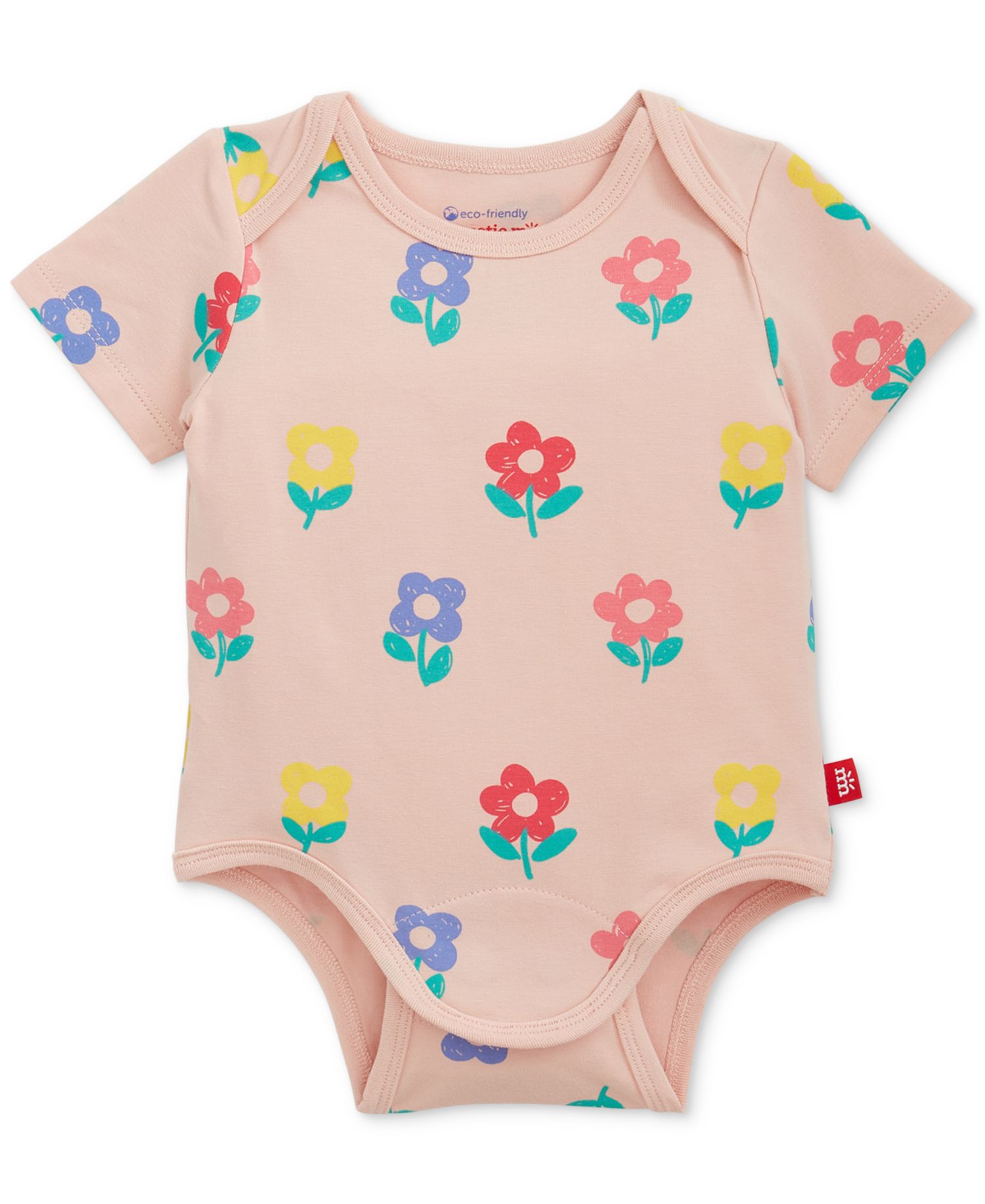 Baby Girls' Short-Sleeve Bodysuit and Pants, 3-Piece Set