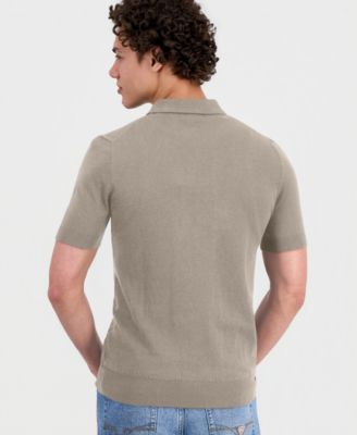 Men's Lex-Knit Spread Collar Polo Shirt