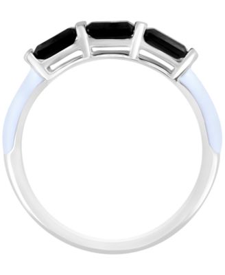 Black Spinel Ring (3/4 ct. t.w.) in Sterling Silver