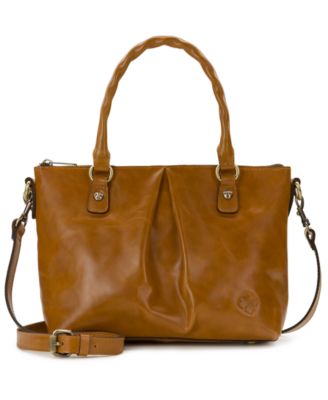 Zora Medium Leather Top Handle Crossbody Bag