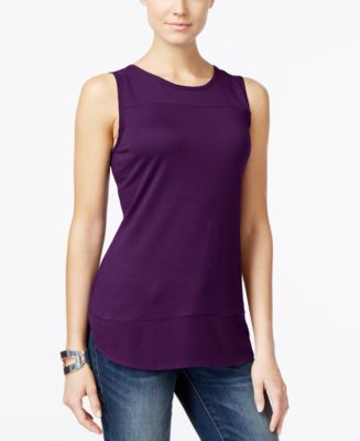 macys petite inc tops