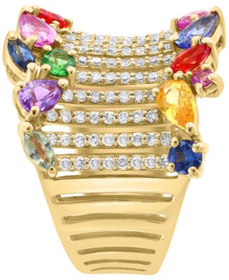Multi-Gemstone (2.505 ct. t.w.) Ring in 14k Yellow Gold