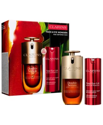 【コスメセット】CLARINS, Mac, ettusais, WE等 Clarins 2-Pc. Face and Eyes Anti-Aging Gift Set - Macy's
