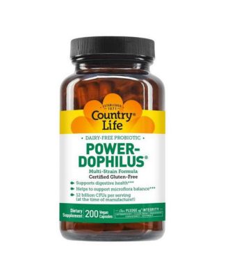 Country Life Power-Dophilus Vegetarian ,200 Caps