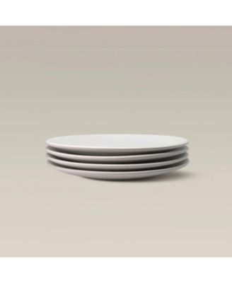The Contour Salad Plate - Set of 4 Ceramic Stoneware Dinnerware