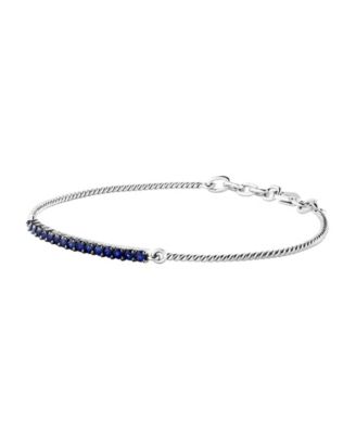 Sapphire (5/8 ct. t.w.) Tennis Bracelet in 14k White Gold (Also in Ruby & Emerald)