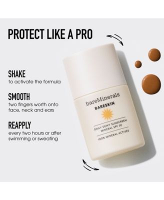 BARESKIN Daily Dewy Sunscreen Mineral SPF 30, 1 oz.