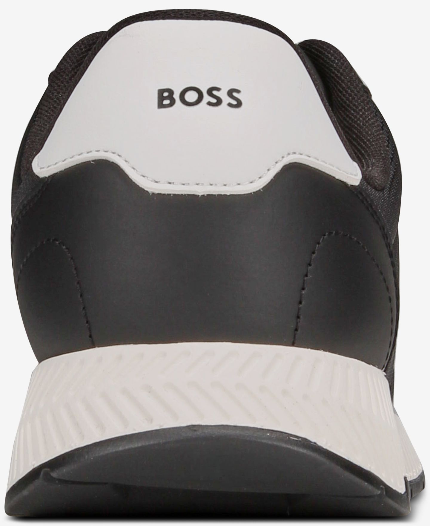 Мужские кроссовки Hugo Boss Running Lace-Up, цвет: Чёрный / Белый — фото 3