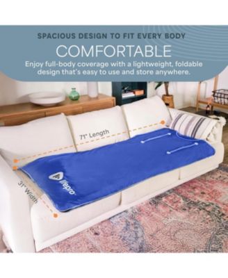 Infrared Sauna Blanket Full Body – Portable Lifepro Sauna Blanket with Adjustable Heat & Timer, Home Detox & Relaxation Sauna Blanket